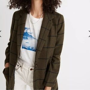 Madewell Larsen Blazer in Windowpane